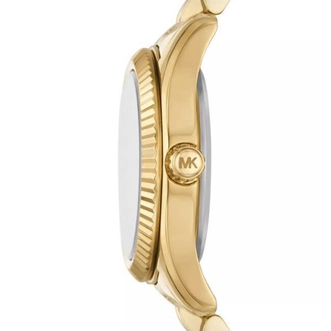 Michael Kors Micheal Kors Horloge MK4741 Petit Lexington Staal met Geelgouden Plating Quartz 26mm