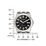 Citizen Citizen Horloge BM7109-89E Staal Bi-color Eco-drive 100m Waterdicht met Zwarte Wijzerplaat 41mm