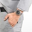 Citizen Citizen Horloge BM7109-89E Staal Bi-color Eco-drive 100m Waterdicht met Zwarte Wijzerplaat 41mm