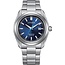 Citizen Citizen Horloge AW1900-50L Super Titanium Eco-Drive 50m Waterdicht met Blauwe Wijzerplaat 39mm