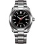 Citizen Citizen Horloge AW1900-50E Super Titanium Eco-Drive 50m Waterdicht met Zwarte Wijzerplaat 39mm
