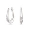 Swarovski Swarovski Oorbellen 5743474 Zilver Classica Hoops 19mm x 16mm