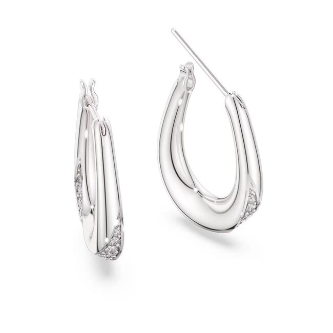 Swarovski Swarovski Oorbellen 5743474 Zilver Classica Hoops 19mm x 16mm