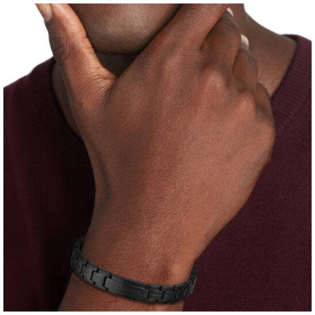 Tommy Hilfiger Tommy Hilfiger Armband TH2790667 Staal Zwart Parker 19cm