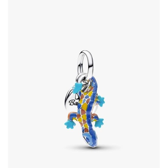 Pandora Pandora Bedel 794916C01 Zilver Salamander met Kleuren