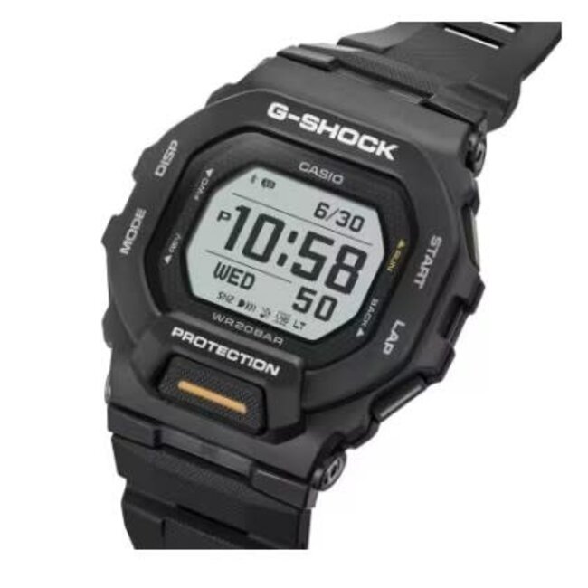 Casio G-Shock Casio G-Shock Horloge GBD-200-1A1ER Digitaal Zwart Bluetooth 200m Waterdicht 44mm
