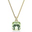 Swarovski Swarovski Collier 5764821 Millenia Goudkleurig met Groene Cushion met Kristallen 38-45cm