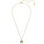 Swarovski Swarovski Collier 5764821 Millenia Goudkleurig met Groene Cushion met Kristallen 38-45cm