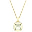 Swarovski Swarovski Collier 5764821 Millenia Goudkleurig met Groene Cushion met Kristallen 38-45cm