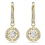Swarovski Swarovski Oorbellen 5758095 Una Goudkleurig met Witte Kristal