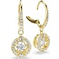 Swarovski Swarovski Oorbellen 5758095 Una Goudkleurig met Witte Kristal