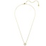 Swarovski Swarovski Collier 5758061 Una Goudkleurig met Wit Kristal 38-45cm