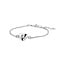 Blinckers Jewellery Huiscollectie BJ Armband 13.22834 Zilver met hart en Zikonia 12.5-15cm
