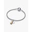 Pandora Pandora Bedel 764915C01 Zilver met 14k Geelgouden Plating Kasteel