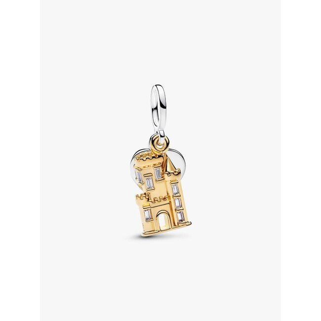 Pandora Pandora Bedel 764915C01 Zilver met 14k Geelgouden Plating Kasteel