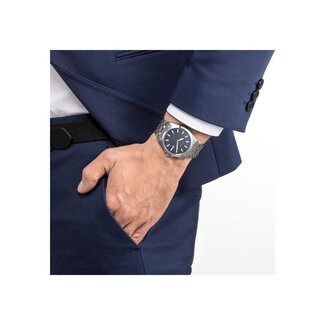 Citizen Citizen Horloge BM7108-81L Staal Eco-drive met Zwarte Wijzer 40mm