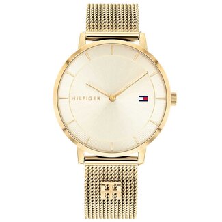 Tommy Hilfiger Tommy Hilfiger Horloge TH1782286 Tea Staal met Geelgouden Plating Quartz 35mm
