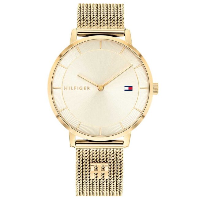 Tommy Hilfiger Tommy Hilfiger Horloge TH1782286 Tea Staal met Geelgouden Plating Quartz 35mm