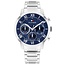Tommy Hilfiger Horloge TH1710728 Oxford Staal Quartz Chronograaf met Blauwe Wijzerplaat 42mm