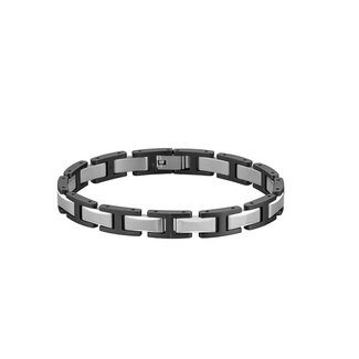 BOSS BOSS Armband HBJ1580794 Nolan Bicolor Zwart Staal 19cm