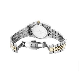 Jacques du Manoir Jacques du Manoir Horloge  JWN06102 Inspiration Multifunction Staal Bicolor band met Zilver Wijzerplaat 36.5mm