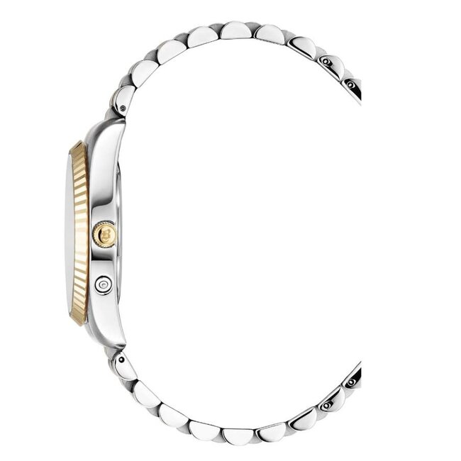 Jacques du Manoir Jacques du Manoir Horloge  JWN06102 Inspiration Multifunction Staal Bicolor band met Zilver Wijzerplaat 36.5mm