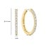 Ti Sento Milano Ti Sento Oorbellen 78077ZY Zilver met Geelgouden Plating met Zirkonia 21.5mm