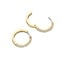 Ti Sento Milano Ti Sento Oorbellen 78077ZY Zilver met Geelgouden Plating met Zirkonia 21.5mm