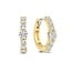 Ti Sento Milano Ti Sento Oorbellen 78073ZY Zilver met Geelgouden Plating met Zirkonia 14mm