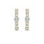 Ti Sento Milano Ti Sento Oorbellen 78073ZY Zilver met Geelgouden Plating met Zirkonia 14mm