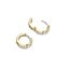 Ti Sento Milano Ti Sento Oorbellen 78073ZY Zilver met Geelgouden Plating met Zirkonia 14mm