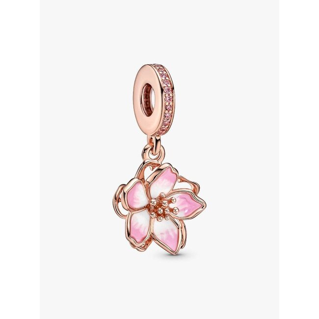 Pandora Pandora Bedel 780667C01 Zilver met Rose Plating Kersen Bloesem