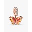 Pandora Pandora Bedel 782698C01 Zilver met Rose Plating Vlinder