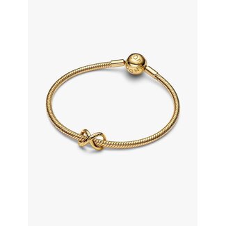 Pandora Pandora Bedel 763243C00 Zilver met 14k Geelgouden Plating Infinity