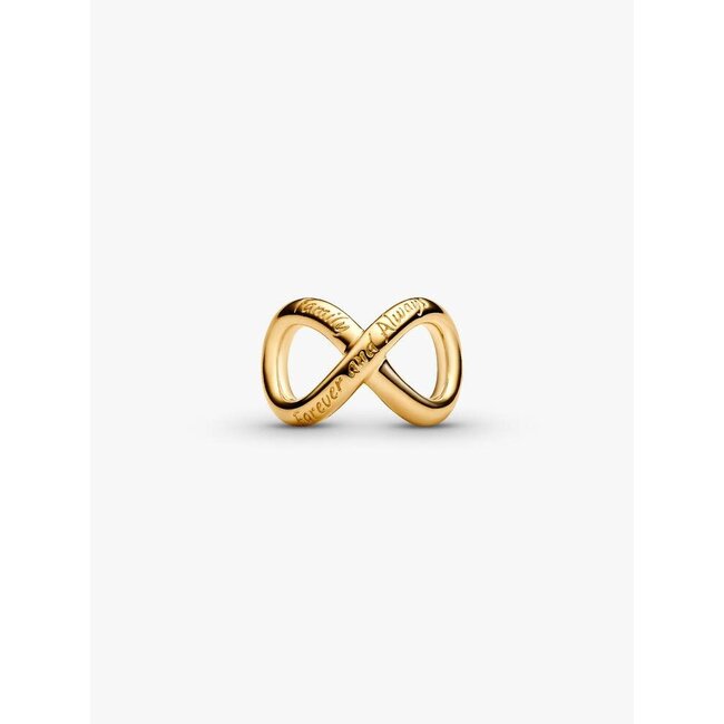 Pandora Pandora Bedel 763243C00 Zilver met 14k Geelgouden Plating Infinity