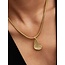 Pandora Pandora Bedel 364015C00 Zilver met 14k Geelgouden Plating Vlinder Graveerbaar