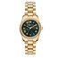 Michael Kors Michael Kors Horloge MK7622 Lexington Staal met Geelgouden Plating met Groene Wijzerplaat Quartz 33mm