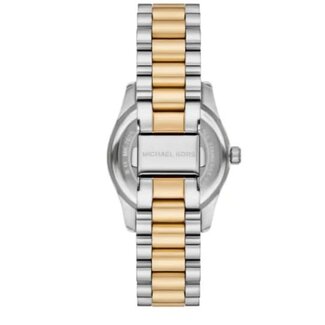Michael Kors Michael Kors Horloge MK7625 Lexington Staal Bi-Color met Zwarte Wijzerplaat Quartz 33mm