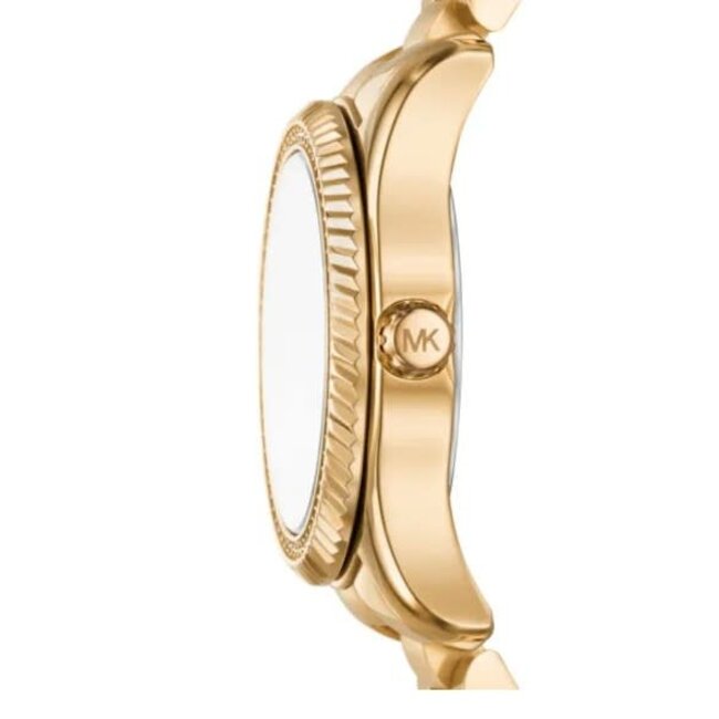 Michael Kors Michael Kors Horloge MK7622 Lexington Staal met Geelgouden Plating met Groene Wijzerplaat Quartz 33mm