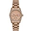 Michael Kors Michael Kors Horloge MK7631 Lexington Staal Mat Rosegoud met Rosekleurige Wijzerplaat met Zirkonia Quartz 33mm