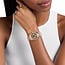 Michael Kors Michael Kors Horloge MK7631 Lexington Staal Mat Rosegoud met Rosekleurige Wijzerplaat met Zirkonia Quartz 33mm