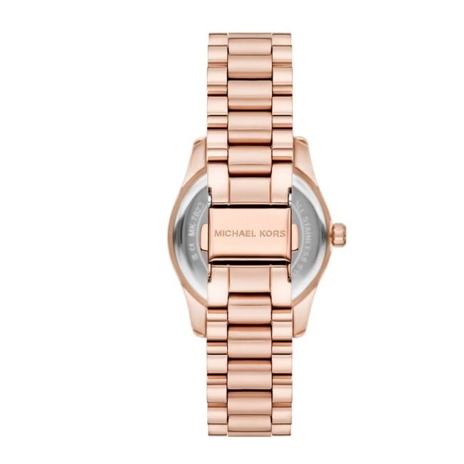 Michael Kors Michael Kors Horloge MK7623 Lexington Staal Rosekleurig met Rosekleurige Wijzerplaat met Zirkonia Quartz 33mm