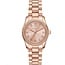 Michael Kors Michael Kors Horloge MK7623 Lexington Staal Rosekleurig met Rosekleurige Wijzerplaat met Zirkonia Quartz 33mm