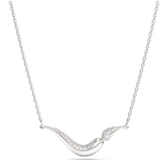 Swarovski Swarovski Collier 5740342 Classica Zilver met Witte Zirkonia 38-43cm