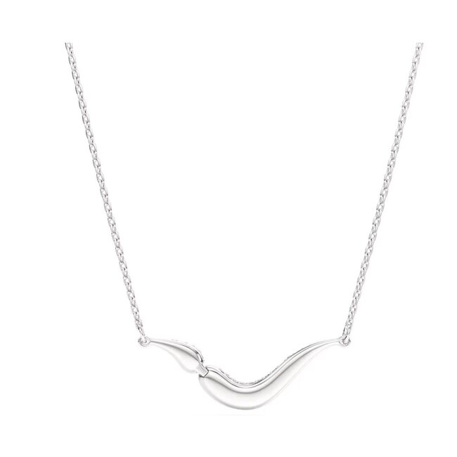 Swarovski Swarovski Collier 5740342 Classica Zilver met Witte Zirkonia 38-43cm
