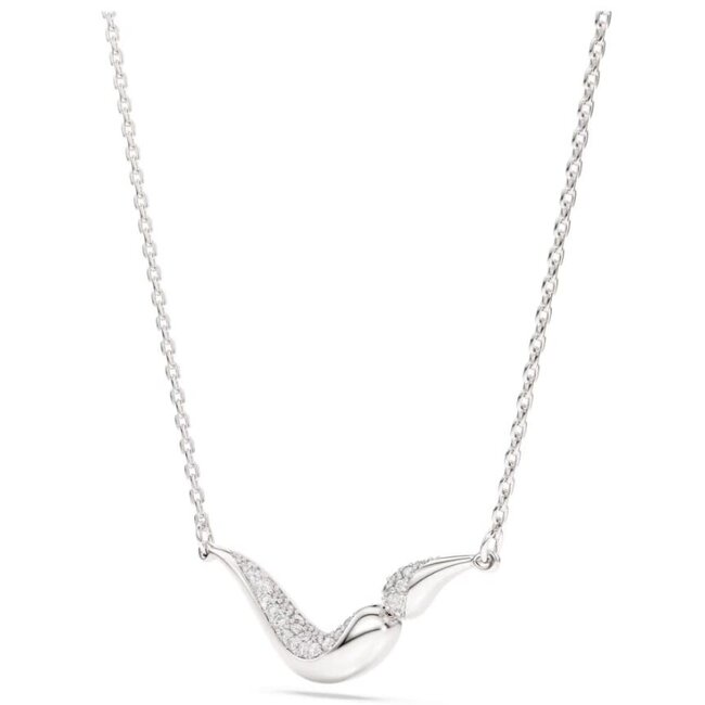 Swarovski Swarovski Collier 5740342 Classica Zilver met Witte Zirkonia 38-43cm