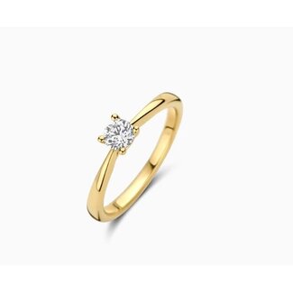 Blush Blush Ring LG1002Y/54 14k Geelgoud 0.35crt G SI Briljant Lab Grown Diamant Maat 54