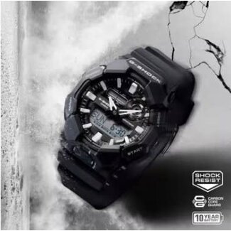 Casio G-Shock Casio G-Shock Horloge GA-010-1AER Analoog Digitaal Zwart 200m Waterdicht 48mm