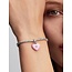 Pandora Pandora Bedel 794424C01 Zilver Hart met Pink en Zirkonia