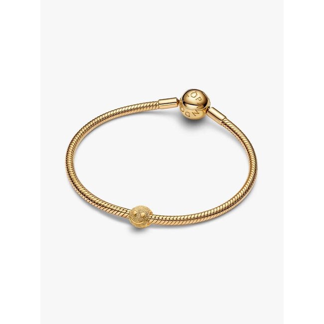 Pandora Pandora Bedel 764526C00 Zilver met 14k Geelgouden Plating Smile